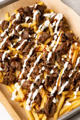 Smothered Steak Fries