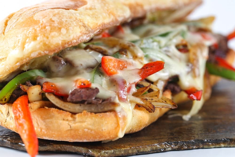 Pizza Cheese Steak Sandwich