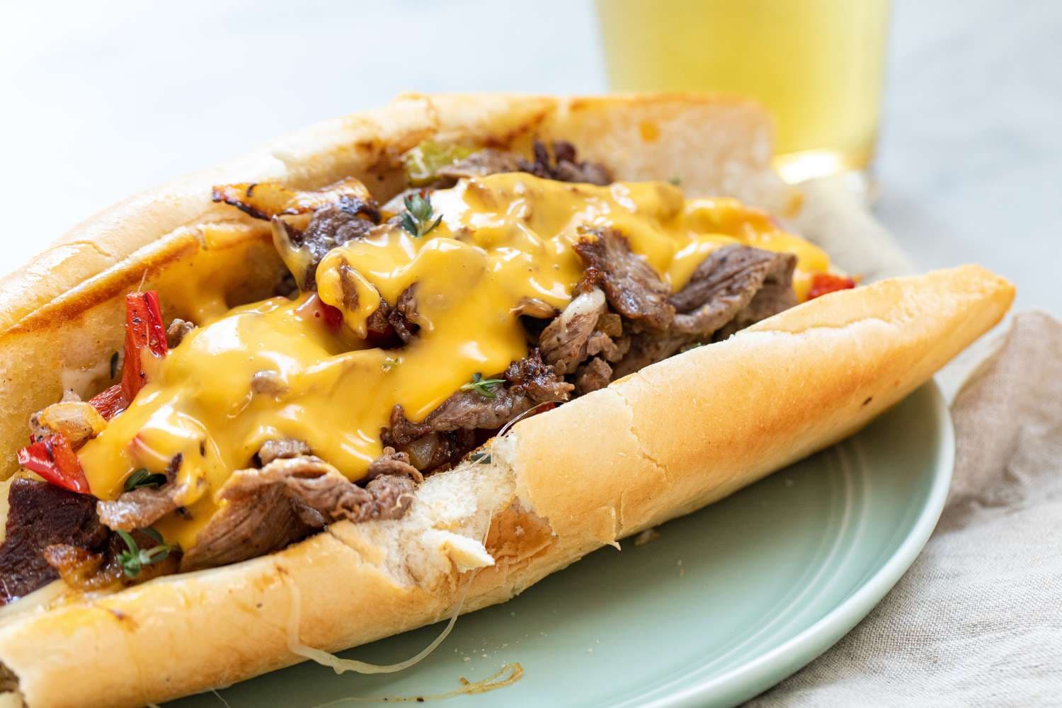 Philly Cheese Steak Sandwich