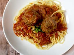 Spaghetti with 2 Meatballs