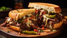 Rustic Cheese Steak